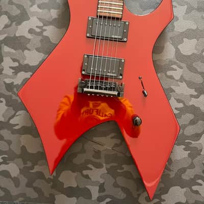 B.C. Rich Mick Thomson 7 /Slipknot signature NJ warlock blood red image 1