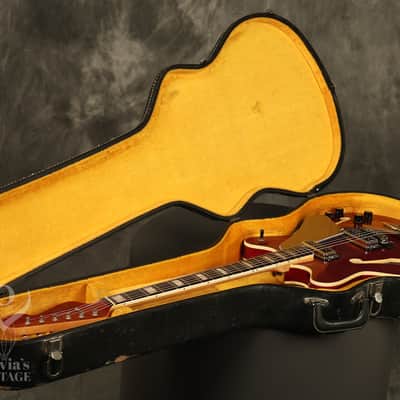 1966 Fender Coronado II Candy Apple Red with CHECKERBOARD BINDING!!! image 23