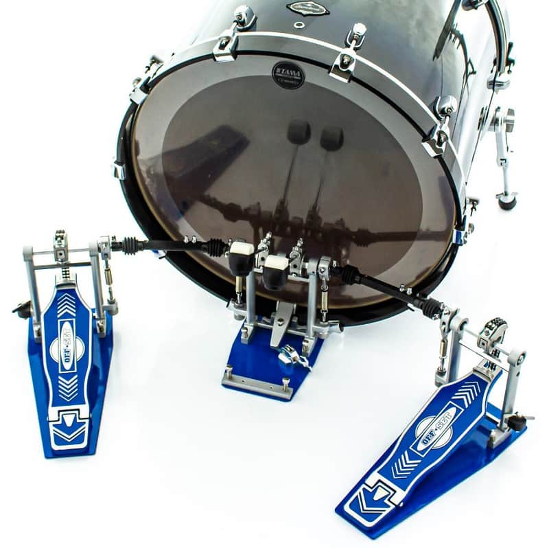 OffSet Double Bass Drum Pedal Blue (Rare Previous Generation) image 1