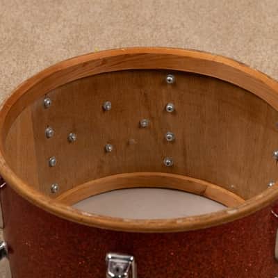Vintage MIJ Red Sparkle Drum Set image 25