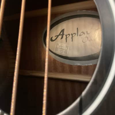 Ovation Applause E-Acoustic Bass Wood Classics AEB96-5E Jumbo Bass image 5