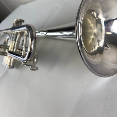 Getzen Capri Bb Trumpet – Silver Plated – Vintage Intermediate Model – 1965–66 – w/ Case SM#3578 image 6