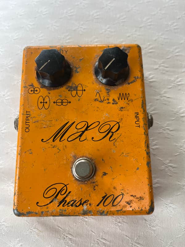 MXR MX-107 Script Phase 100 1974 - 1975 - Orange image 1