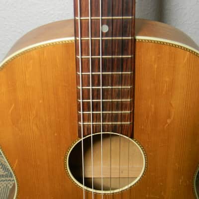 vintage Hofner Höfner 517 acoustic parlor guitar Gitarre chitarra Germany 1960s image 3