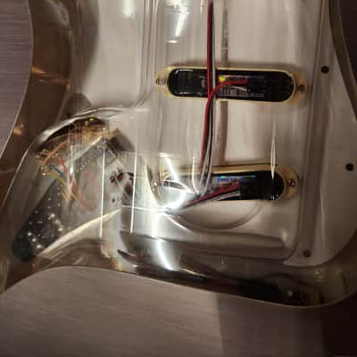 Graphite Stratocaster with David Gilmore  EMG DG-20 Loaded Pickguard image 16
