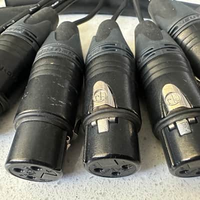 Mogami DB-25 to Female XLR Neutrik Connectors 3 Foot 8 Channel Snake Mint Cond. image 2