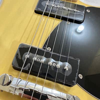 Immagine Fender Squier Paranormal Strat-O-Sonic Electric Guitar - Vintage Blonde - 5