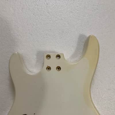 White Headless Guitar HSS Body image 2
