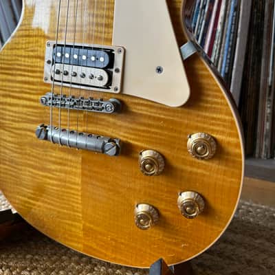 2016 Gibson Les Paul Standard USA "Slash AfD" AAA Trans Amber with Upgrades image 5
