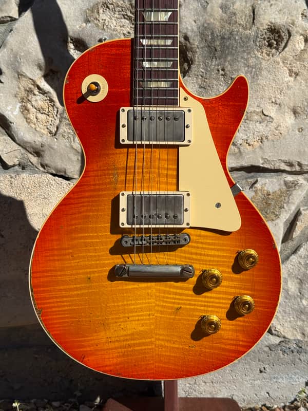 Gibson Custom Shop Made 2 Measure Murphy Lab '59 Les Paul Standard Murphy Painted Ultra Heavy Aged 2020s - Sunburst image 1