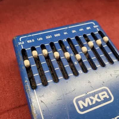 MXR MX-108 Ten Band Graphic Equalizer 1976 - 1984 - Blue | Reverb