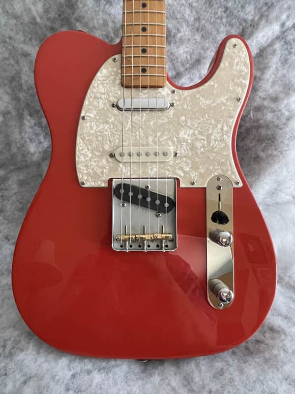 Fender Telecaster Nashville deluxe custom build 2020's - Fiesta Red