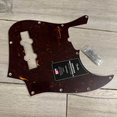 Fender American Professional II Jazz Bass 4 Ply Tortoise Shell USA Pickguard Standard Performer image 1