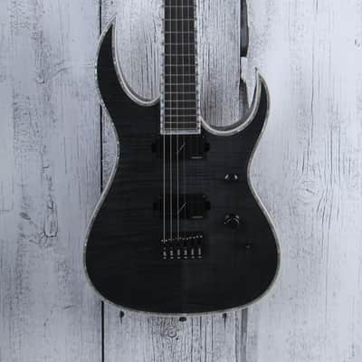 BC Rich 2019 Shredzilla Extreme Series Electric Guitar Flame Maple Trans Black image 1