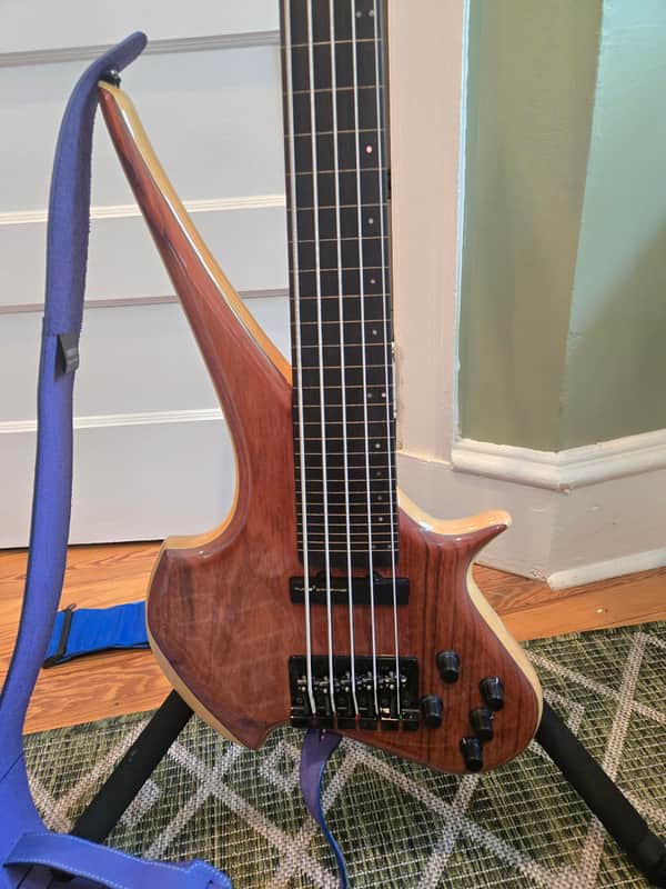 Tune TS-365 Fretless 5-string Bass Super Long Scale 36" Used with Hard Case image 1