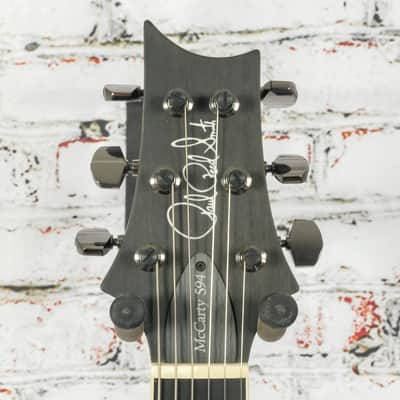 PRS - (2018) McCarty 594 Wood Library 10-Top Electric Guitar Trampas Green Smokehouse Burst with OHSC - USED image 5