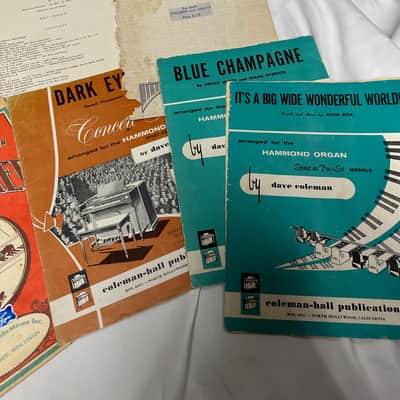 Lot of 17 Old Vintage Organ Books & Sheet Music Creative Organist, Moonlight Cocktails, Solo, Modern image 8