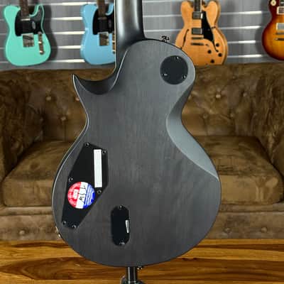 ESP LTD EC-401 QM See Thru Black Satin - 3,462 kg - SN# W22121411 - NEW image 7