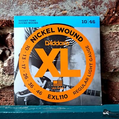D'Addario XL Nickel | (10-46) Regular Light Gauge Electric Guitar Strings