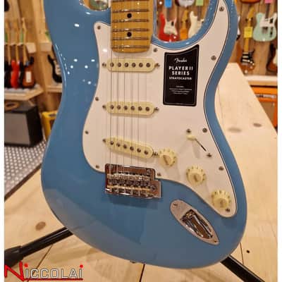 Fender Player II Stratocaster, Maple Fingerboard, Aquatone Blue image 2