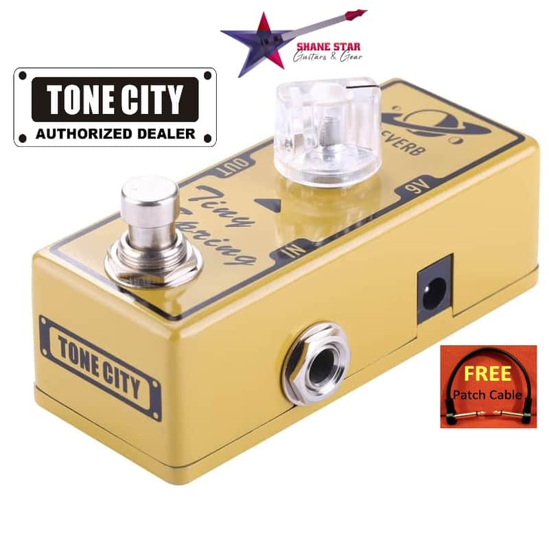 Tone City Tiny Spring V2🎶Classic Fender Style Amp Reverb To 'Cavernous' Surf Rock Sounds! image 1