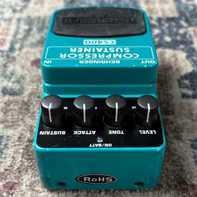 Behringer CS400 Compressor Sustainer Guitar Effect Pedal! image 5