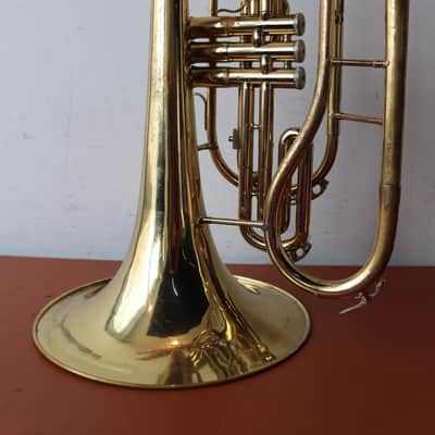 Dynasty Marching Bb French Horn w/York AL-TRU 9L Mouthpiece image 3