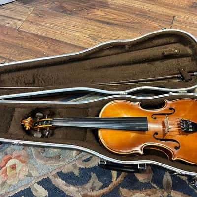 4/4 Violin A. R. Seidel Mittenwald Obb. Handmade Copy of Antonius Stradivarius- Made in 7/83 East Germany - Model V131G Registration No.H4441 image 1