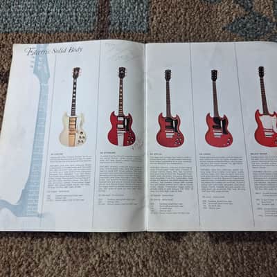 Vintage 1966 Gibson Full-Line Full-Color Catalog! Rare, Original Case Candy, Paperwork! image 8