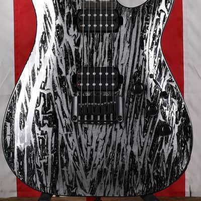 Schecter C-1 Silver Mountain - Black/Silver image 2
