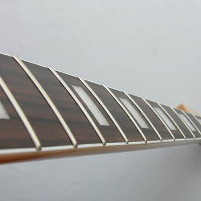 JAZZ Bass J* Guitar NECK/Nitro-MOP Block Inlay- Natural image 7