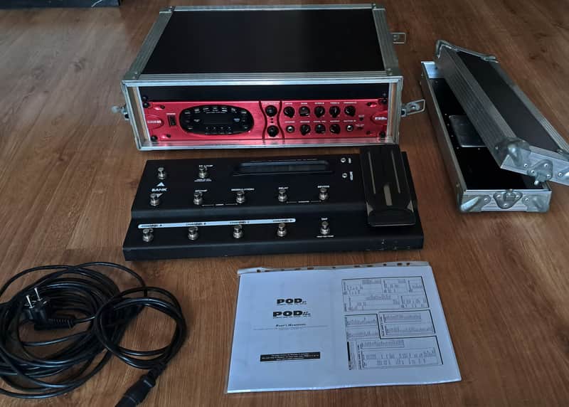 Line 6 POD xt Pro Rackmount Multi-Effect + FBV SHORTBOARD + CASE!!! image 1