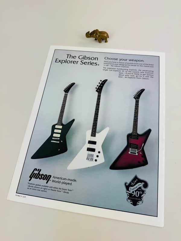 Gibson Explorer Series Flyer 1984 image 1