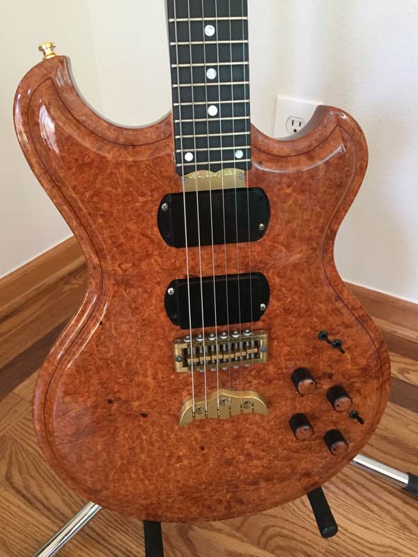 Alembic CUSTOM Skylark 6 string Electric Guitar Pele 2006 Burl Amboyna WILL TRADE FOR ALEMBIC BASS image 1