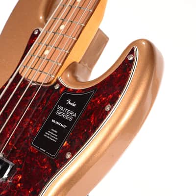 VINTERA '60S JAZZ BASS® - Pau Ferro Fingerboard, Firemist Gold image 4