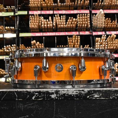 Yamaha Made in Japan 14 x 4 Maple Custom Absolute Piccolo Snare Drum in Honey Amber Lacquer image 3