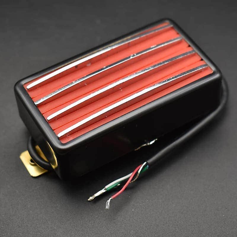 Red Guitar Dual Double Blades Humbucker Pickup image 1