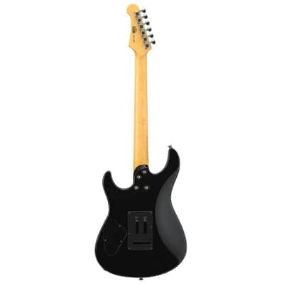 Yamaha Pacifica Professional 6-String Right-Handed Electric Guitar with Maple Fingerboard, C-Shape Maple Neck, and Reflectone Pickups (Black Metallic) image 2
