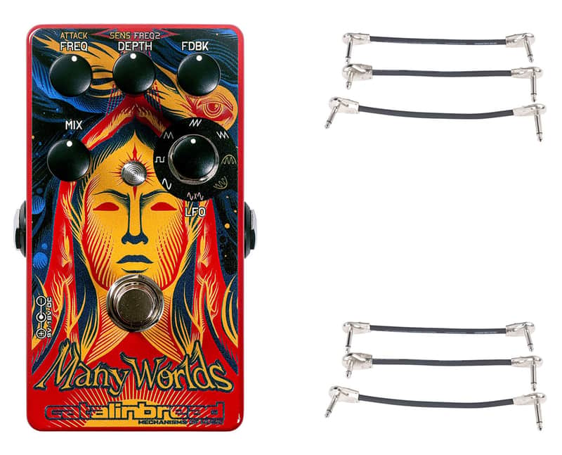 Catalinbread Many Worlds Phaser + 2x Gator Patch Cable 3 Pack image 1