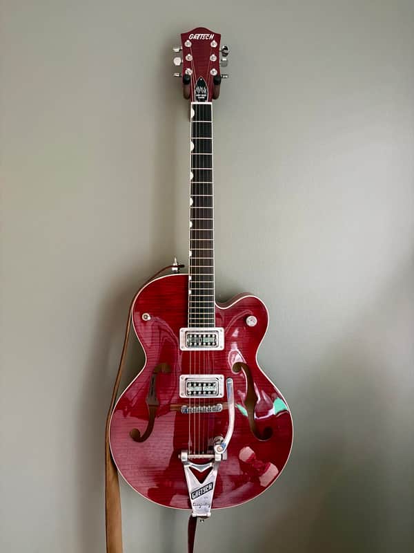 2014 Gretsch G6120SHR Brian Setzer Hot Rod Roman Red MIJ w/OHSC image 1