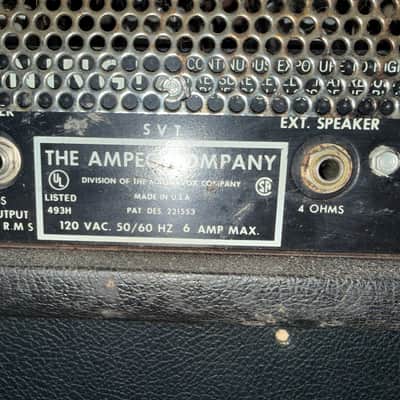 Ampeg SVT Head 1974 - "Black Line" image 6
