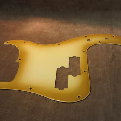 2015 Fender P-Bass 70's Antigua Custom Shop Relic Aged Pickguard Free US Shipping! image 3