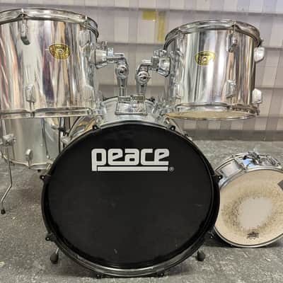 Peace Drums 5-Piece Drum Shell Kit, Chrome image 2