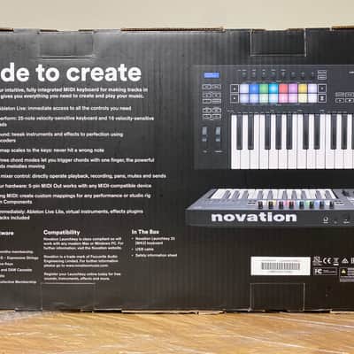 Novation Launchkey 25 MK3 MIDI Keyboard Controller 2020 - Present - Black image 5