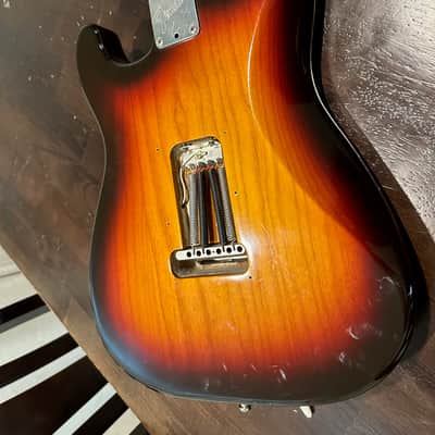 LACE Fender American Strat Plus Deluxe Electric Guitar Sunburst - Vintage 1989 image 6