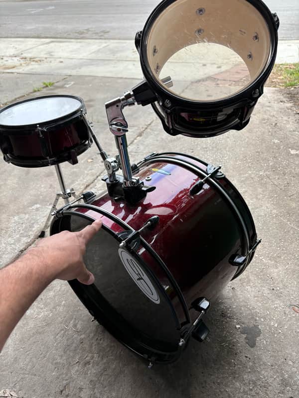 Sound Percussion Mini Kids Drumset Lil Kicker 3 Piece image 1