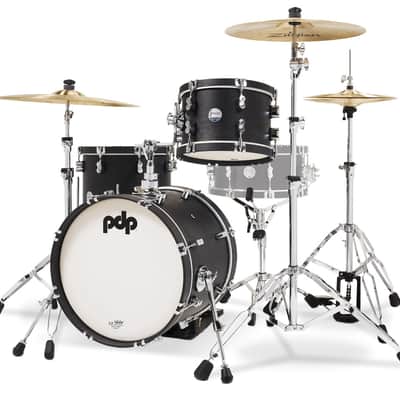 PDP Classic Bop Kit - Ebony w/ Ebony Hoops (PDCC1803E) image 13