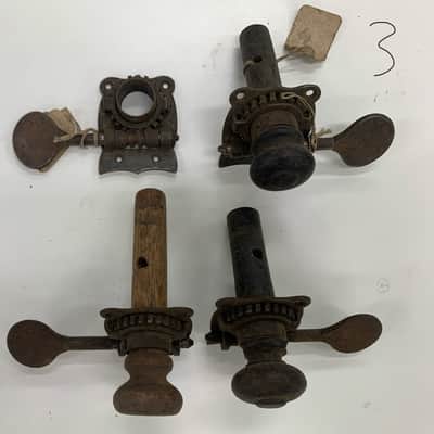 Double Bass Hat Peg Turners Bohemian Probably around year 1880-1930 image 2