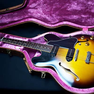 Gibson Custom Shop True 1959 Historic Reissue Memphis ES-330 "VOS" Vintage Burst 2018 image 2