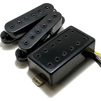 Dirty Hex HSS Pickup Set, Dirty Luv AlNiCo Bridge Humbucker + Hex Single Ceramic Middle & Neck Pickups image 2